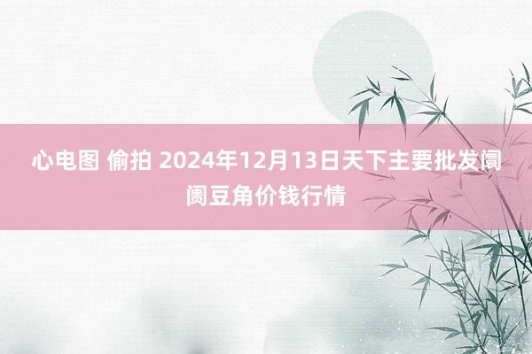 心电图 偷拍 2024年12月13日天下主要批发阛阓豆角价钱行情