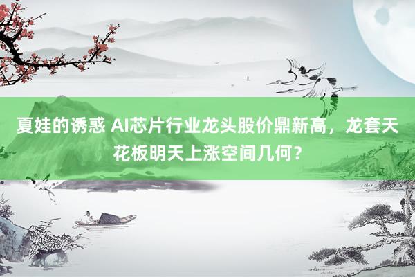 夏娃的诱惑 AI芯片行业龙头股价鼎新高，龙套天花板明天上涨空间几何？