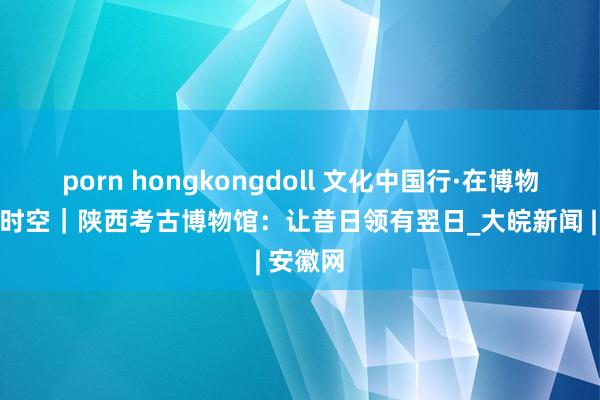 porn hongkongdoll 文化中国行·在博物馆穿越时空｜陕西考古博物馆：让昔日领有翌日_大皖新闻 | 安徽网