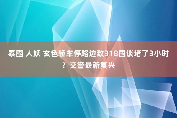 泰國 人妖 玄色轿车停路边致318国谈堵了3小时？交警最新复兴