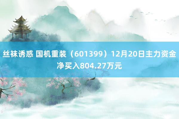 丝袜诱惑 国机重装（601399）12月20日主力资金净买入804.27万元