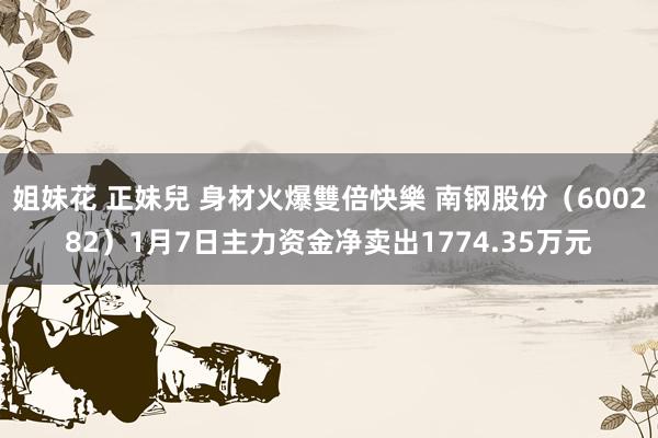 姐妹花 正妹兒 身材火爆雙倍快樂 南钢股份（600282）1月7日主力资金净卖出1774.35万元