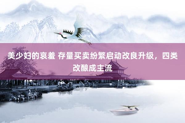 美少妇的哀羞 存量买卖纷繁启动改良升级，四类改酿成主流