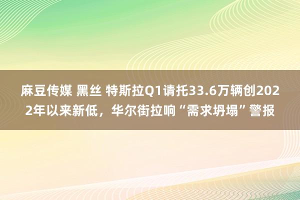 麻豆传媒 黑丝 特斯拉Q1请托33.6万辆创2022年以来新低，华尔街拉响“需求坍塌”警报