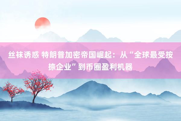 丝袜诱惑 特朗普加密帝国崛起：从“全球最受按捺企业”到币圈盈利机器